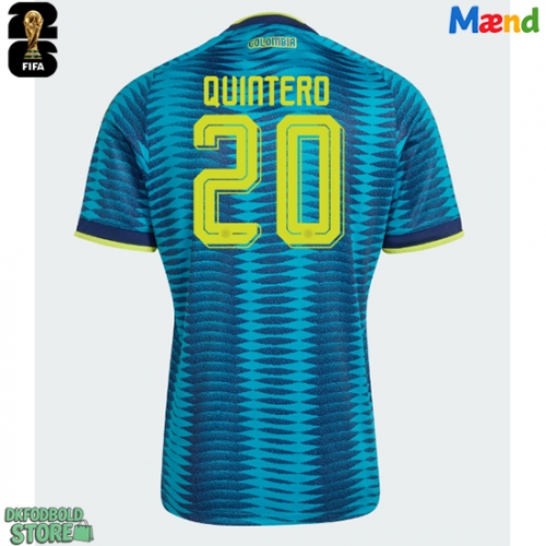 Colombia Juan Fernando Quintero #20 Replika Udebanetrøje VM 2026 Kortærmet